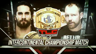 WWE TLC 2018 - Seth Rollins vs. Dean Ambrose - Official Match Card