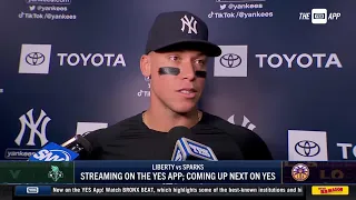 Aaron Judge on trade deadline moves, 5-2 loss