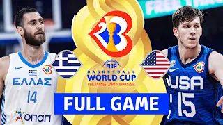 Greece v USA | Full Basketball Game | FIBA Basketball World Cup 2023