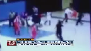 Shocking Video: Basketball coach throws girl by her hair