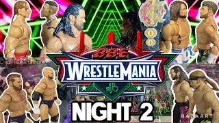BBE WRESTLEMANIA 3 NIGHT TWO! FULL SHOW! (WWE Action Figure Figfed)