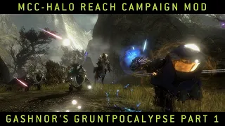 Halo MCC: Halo Reach Campaign Mod - Gashnor's Gruntpocalypse Part 1