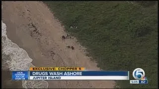 Drugs wash ashore