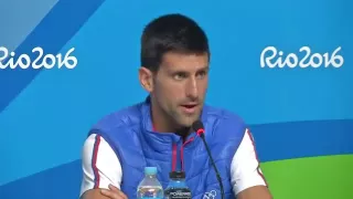 Djokovic says glad some Russian athletes allowed to compete at Rio