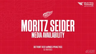 Moritz Seider | Detroit Red Wings Practice | 12/30/21