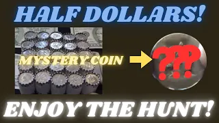 Half Dollar Hunt | Mystery Coin Found! | Coin Roll Hunting for Silver and Rare Coins | Enjoy!