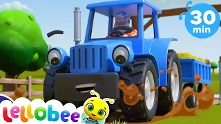 Old MacDonald Had A Farm - Tractor Song | Nursery Rhymes with Subtitles