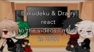 🧡Bakudeku💚 & 💚Drarry❤️ react to my videos in 2022|New year’s special!