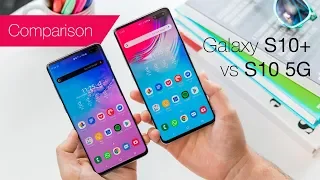 Samsung Galaxy S10 Plus vs S10 5G