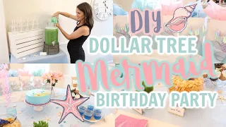 EMMI'S 4TH BIRTHDAY PARTY  // DIY MERMAID BIRTHDAY PARTY // DOLLAR TREE DECORATING IDEAS