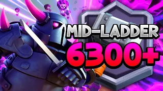 MID LADDER PUSH WITH PEKKA BRIDGE SPAM (+6300) 🔥😉