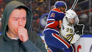 REACTION TO BRUINS VS OILERS (2/21) | FULL GAME HIGHLIGHTS!