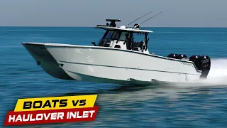 POWERBOATS CRUSH HAULOVER INLET! Boats vs Haulover Inlet