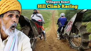 Villagers React To Impossible Climb Arette | Modified Monster Bikes | Hill Climb ! Tribal People