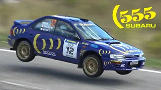 Subaru Impreza 555 Gr.A at Rally Legend 2020! - Pure Sound with Anti-Lag System!