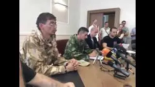 Пресс-конференция представителей ДНР 27.07.2014