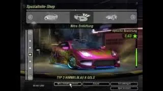 NFSU2 Toyota Celica tuning and race (German)