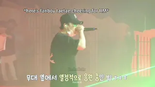 [방탄소년단 MOTS ON:E DVD CUT] Kim Taehyung fanboys over RM and steals a kiss