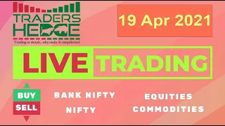 19 APR Bank Nifty & Nifty #LiveTrading #Nifty #BankNifty Live Analysis #priceaction #tradershedge