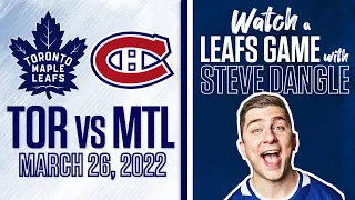 Watch Toronto Maple Leafs vs. Montreal Canadiens LIVE w/ Steve Dangle