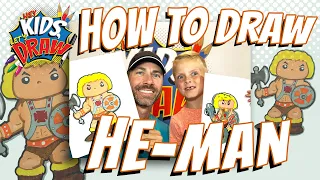 How to Draw He-Man for Kids
