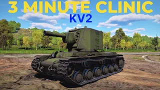 3 Minute Clinic-War Thunder Tanks-How to Destroy a KV2