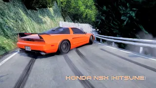 Honda NSX (Kitsune) Uphill on a narrow mountain road - CarX Drift Racing Online