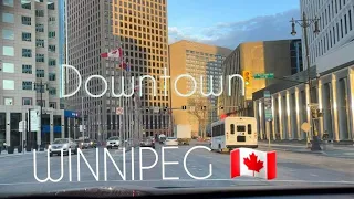 ROAD TOUR DOWNTOWN WINNIPEG,MANITOBA,CANADA 🇨🇦