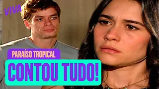 PAULA DESCOBRE QUE TAÍS E DANIEL NUNCA TIVERAM UM CASO | PARAÍSO TROPICAL | MELHOR DO DIA