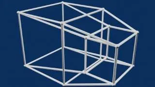 DiegoDCvids - 4D Hypercube 超立方体 animation