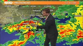 New Orleans Weather: Heavy rain could impact Tuesday morning