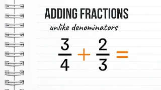 Adding Fractions with Unlike Denominators