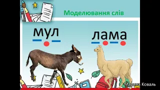 Звуковий аналіз слів. Звуки мовлення. Голосні та приголосні звуки.Моделювання слів.