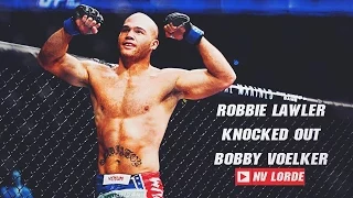 Robbie Lawler knocked out Bobby Voelker with a leg kick | By NV Lorde