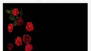 Красные розы, живое граффити вконтакте.wmv