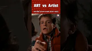 Who is the Best ? | ART vs ARTIST | #trending #shorts #cricket