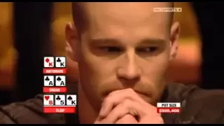 durrrr AA vs Patrik Antonius KK(the hold'em nightmare).