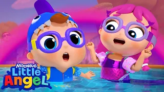 Mermaid Jill & Shark Baby John! | Jill's Playtime | Little Angel Kids Songs & Nursery Rhymes