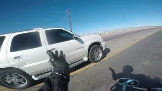 motorcycle road rage, cars hates when motorcyclist filtering!