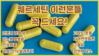 퀘르세틴 효능 누구에게 왜 추천할까? 제대로 알고 먹자! | 고함량 신장 손상?