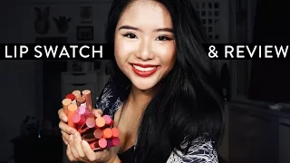 Revlon Matte, Lacquer & Balm Stains | MEGA Lip Swatches & Review!