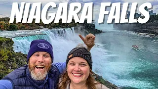 Our FIRST TIME at NIAGARA FALLS & Trying the ORIGINAL Buffalo Wings in New York (RV East Coast Trip)