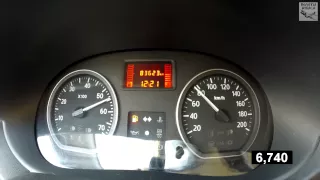 Nissan Almera New (G15) Acceleration 0-100 km/h  (Measured  by Racelogic)