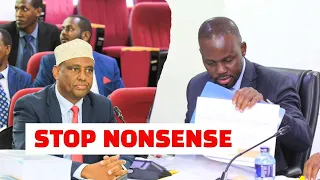 WACHA UJINGA YAKO HAPA!!!TENSION AT SENATE COMMITTEE AS AZIMIO GOVERNOR SUMMON OVER CORRUPTION