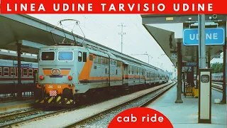 Linea Udine Tarvisio Udine cab ride treno Udine Locorama Tarvisio