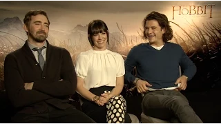 Lee Pace, Evangeline Lilly & Orlando Bloom Interview - The Hobbit: The Battle of the Five Armies