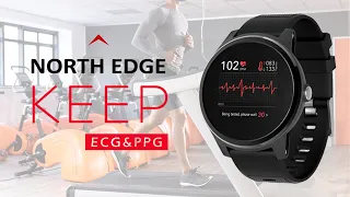 Nennbo E101 ECG PPG Smart Watch | Best Water Proof Professional Grade Fitness Tracker With ECG & PPG