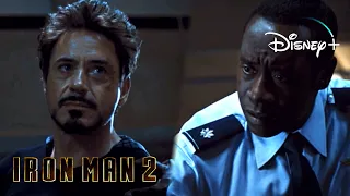 Iron-Man 2 | Rhodey Checks Up On Tony Scene | Disney+ [2010]