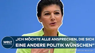 SAHRA WAGENKNECHT: Diese politischen Lücken will die neue Partei füllen | WELT Interview