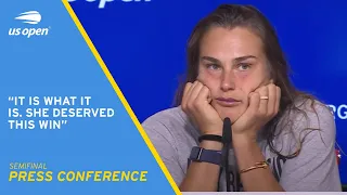 Aryna Sabalenka Press Conference | 2021 US Open Semifinal